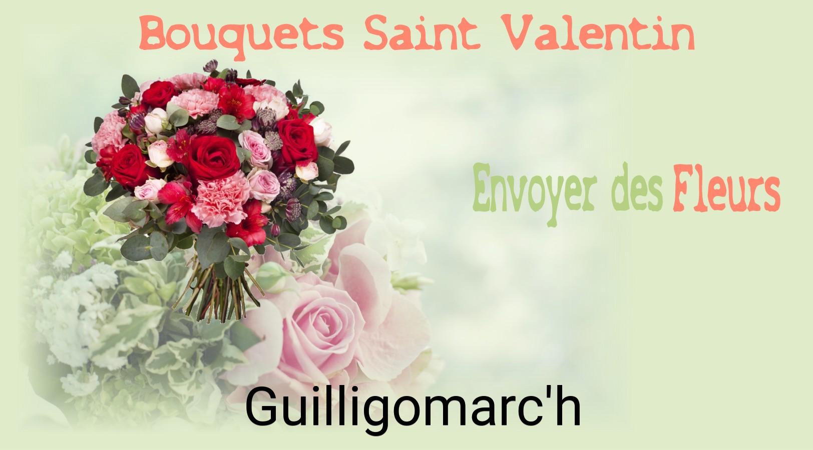 Roses de Saint-Valentin livrées à Guilligomarc'h